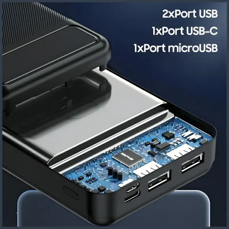 Powerbank Awei P6K 20000mAh 2xUSB 1xUSB-C 1xmicroUSB | PartsPC.pl