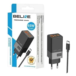 Ładowarka sieciowa Beline 65W GaN 2xUSB-C PD 3.0 + | PartsPC.pl