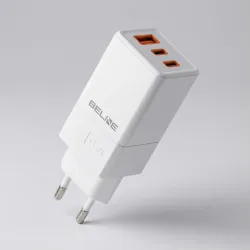 Ładowarka sieciowa Beline 65W GaN 2xUSB-C PD 3.0 + | PartsPC.pl