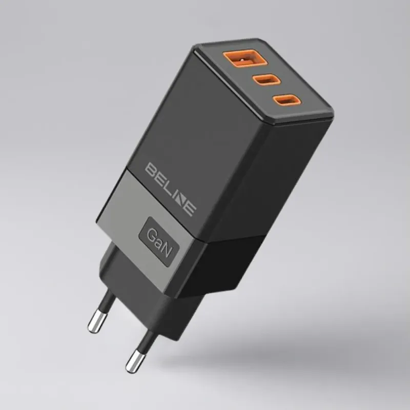Ładowarka sieciowa Beline 65W GaN 2xUSB-C PD 3.0 + | PartsPC.pl