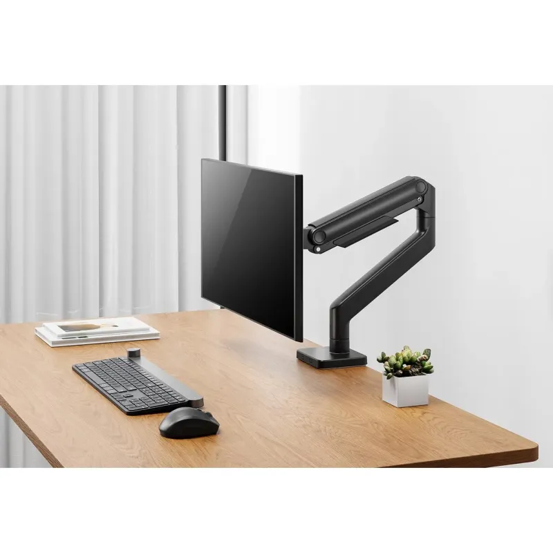 Ramię biurkowe pojedyncze DIGITUS z zaciskiem i sprężyną | PartsPC.pl