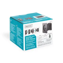 Uchwyt ścienny pojedynczy DIGITUS, 1xLCD, max. 27"max. | PartsPC.pl