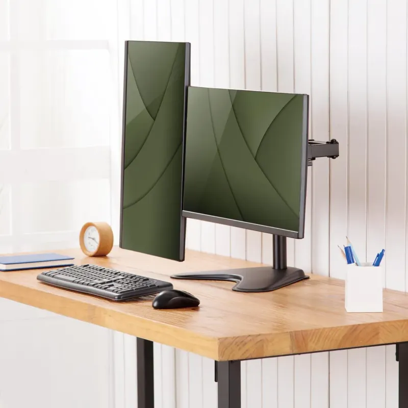 Stojak biurkowy podwójny DIGITUS 2xLCD max. 32"max. 2x | PartsPC.pl