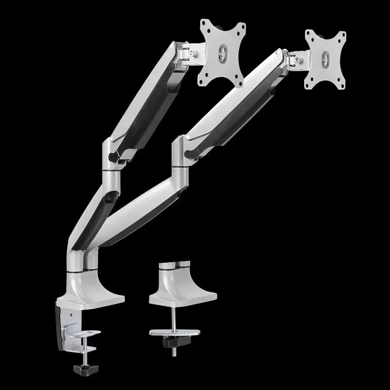 Uchwyt do monitora podwójny LCD/LED LogiLink aluminiowy, | PartsPC.pl