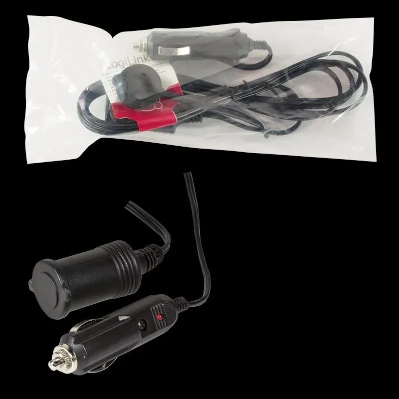 Przedłużacz gniazda zapalniczki LogiLink CP0111 5A 12V | PartsPC.pl