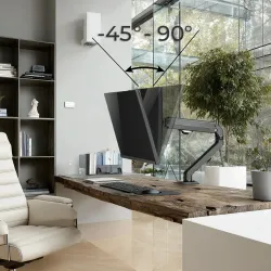 Uchwyt biurkowy do monitora Maclean MC-906, sprężyna... | PartsPC.pl