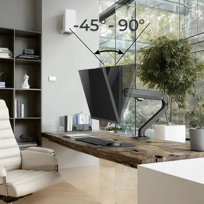 Uchwyt biurkowy do monitora Maclean MC-906, sprężyna... | PartsPC.pl