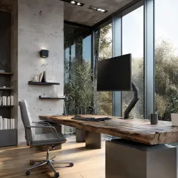 Uchwyt biurkowy do monitora Maclean MC-906, sprężyna... | PartsPC.pl