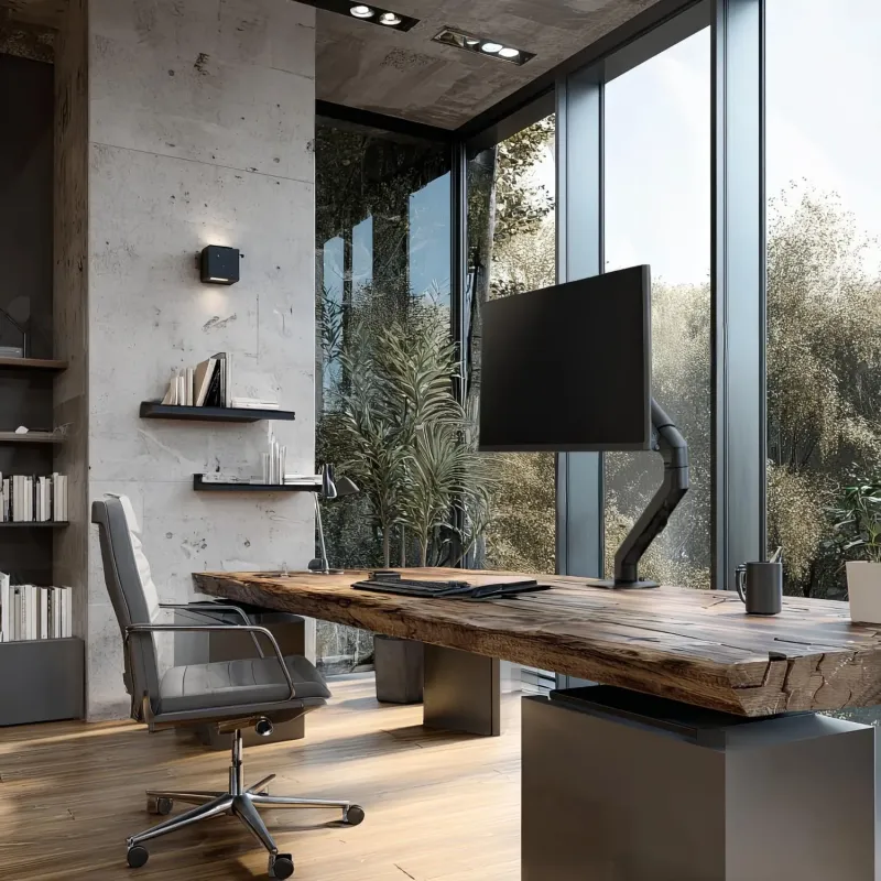 Uchwyt biurkowy do monitora Maclean MC-906, sprężyna... | PartsPC.pl