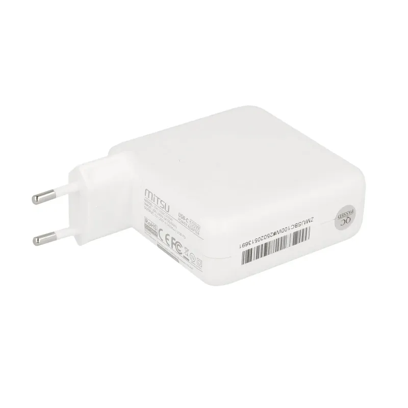 Zasilacz sieciowy Mitsu 100W USB-C, USBC, 5-20V, 3-5A | PartsPC.pl