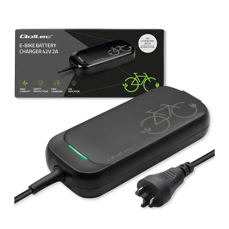 Ładowarka Qoltec do roweru Bosch 36V | 42V | 2A | Bosch | PartsPC.pl