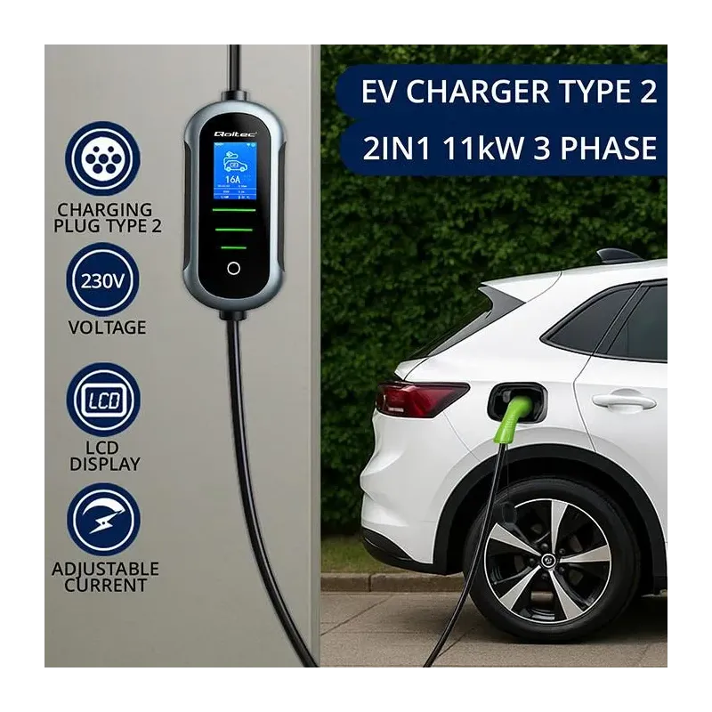 Ładowarka Qoltec do samochodu elektrycznego EV z | PartsPC.pl