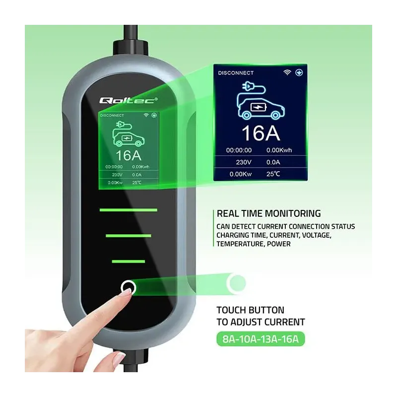 Ładowarka Qoltec do samochodu elektrycznego EV z | PartsPC.pl