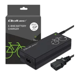 Ładowarka Qoltec do roweru elektrycznego 36V | 42V | 2A | PartsPC.pl