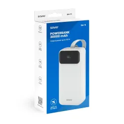 Powerbank Savio BA-11 30000mAh biały - Powerbanki | PartsPC.pl