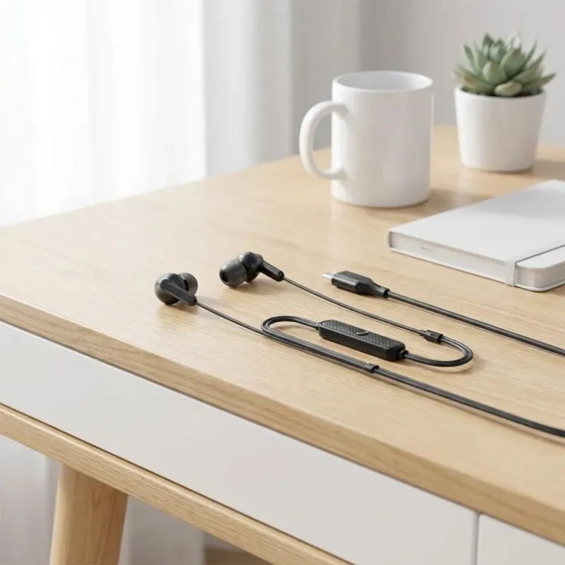 Słuchawki z mikrofonem Awei PC-25T stereo USB-C czarne | PartsPC.pl