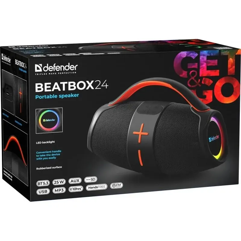 Głośnik Defender BEATBOX 24 Bluetooth 25W | PartsPC.pl