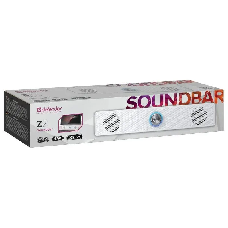 Głośnik Defender Z2 Soundbar 6W USB LED podświetlany | PartsPC.pl