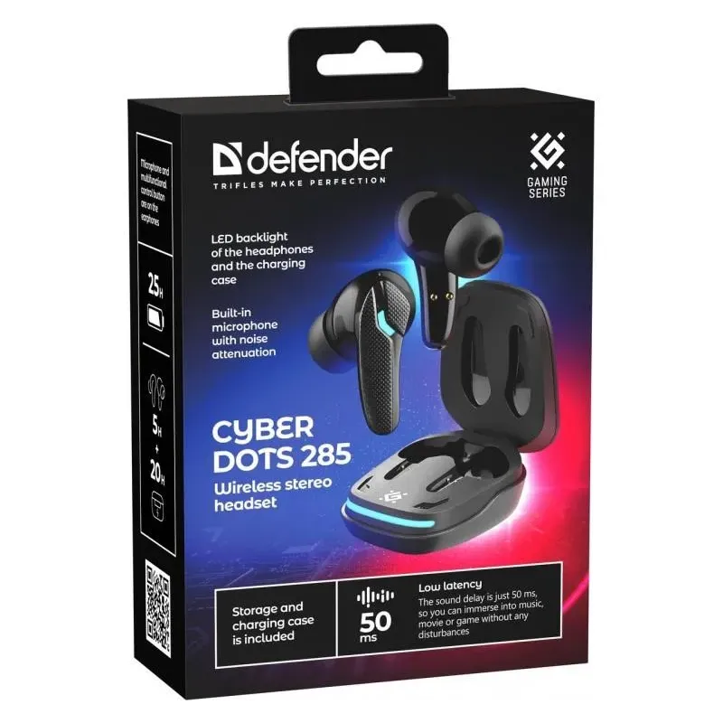 Słuchawki z mikrofonem Defender CyberDots 285 | PartsPC.pl