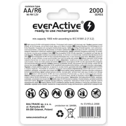 Akumulatorki AA/R6 everActive Silver Line 2000 mAh 4 | PartsPC.pl