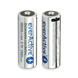 Akumulator 18500 everActive 3,7V Li-ion 2100mAh USB-C z | PartsPC.pl