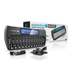 Ładowarka akumulatorków Ni-MH EverActive NC-1200 | PartsPC.pl