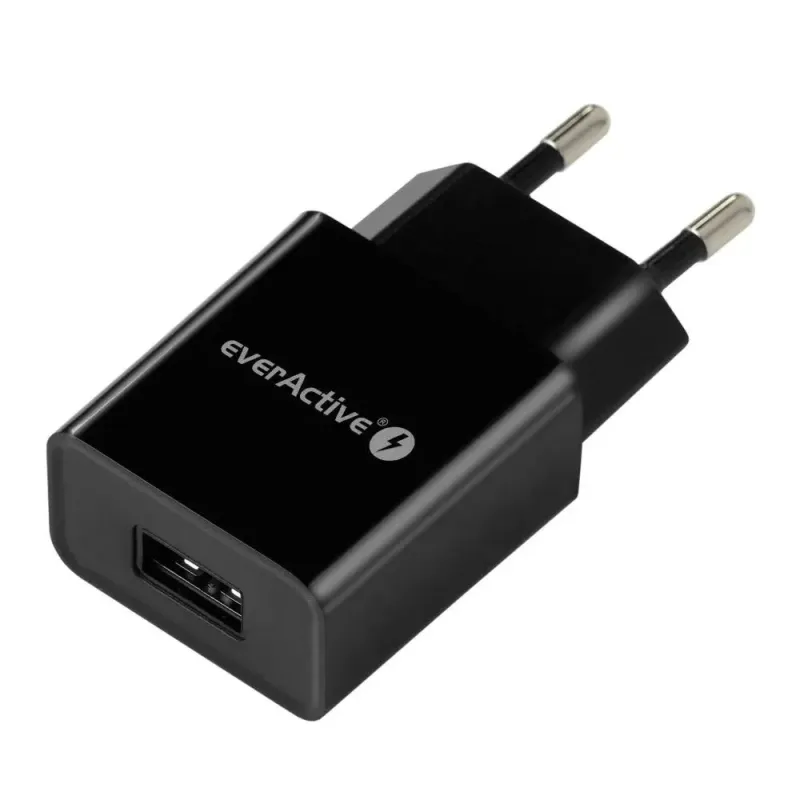 Ładowarka sieciowa everActive SC-100B 1xUSB 1A | PartsPC.pl