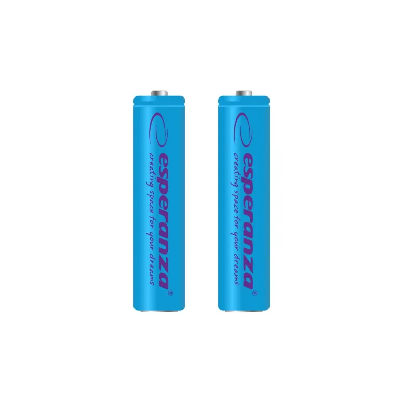 Akumulatorki AAA Esperanza 1000mAh 2szt. niebieskie | PartsPC.pl
