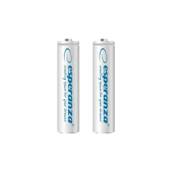 Akumulatorki AAA Esperanza 1000mAh 2szt. białe | PartsPC.pl
