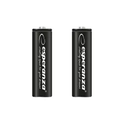 Akumulatorki AA Esperanza 2600mAh 2szt. czarne | PartsPC.pl