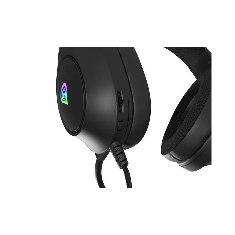 Słuchawki z mikrofonem Genesis Neon 213 RGB nauszne | PartsPC.pl