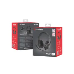 Słuchawki z mikrofonem Genesis Neon 213 RGB nauszne | PartsPC.pl