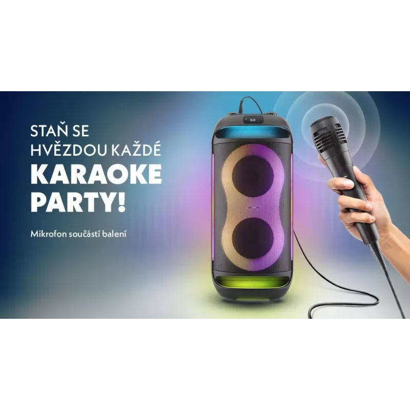 Głośnik Bluetooth Gogen BPS696 z karaoke dla dzieci | PartsPC.pl