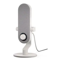 Mikrofon przewodowy KRUX Pin White USB-C biały | PartsPC.pl