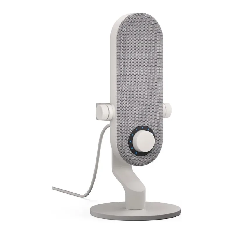 Mikrofon przewodowy KRUX Pin White USB-C biały | PartsPC.pl