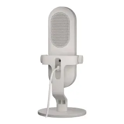 Mikrofon przewodowy KRUX Pin White USB-C biały | PartsPC.pl