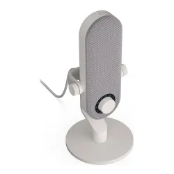 Mikrofon przewodowy KRUX Pin White USB-C biały | PartsPC.pl