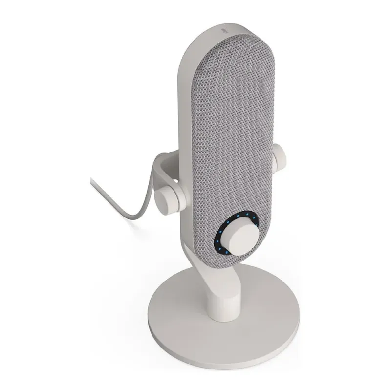 Mikrofon przewodowy KRUX Pin White USB-C biały | PartsPC.pl