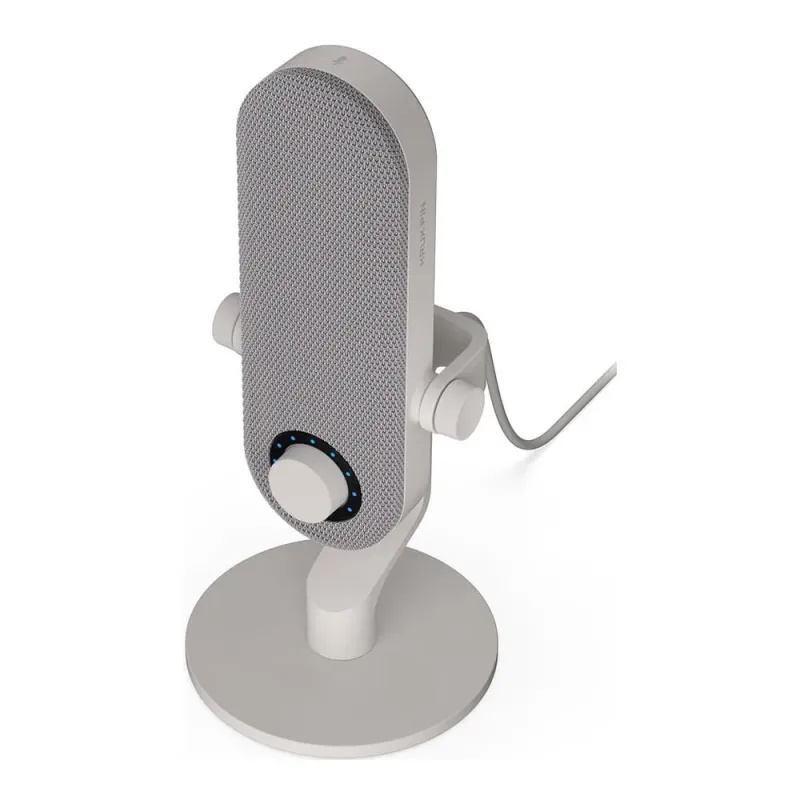 Mikrofon przewodowy KRUX Pin White USB-C biały | PartsPC.pl