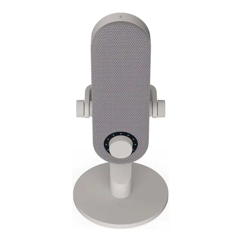 Mikrofon przewodowy KRUX Pin White USB-C biały | PartsPC.pl