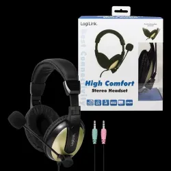 Słuchawki z mikrofonem LogiLink HS0011A multimedia, | PartsPC.pl