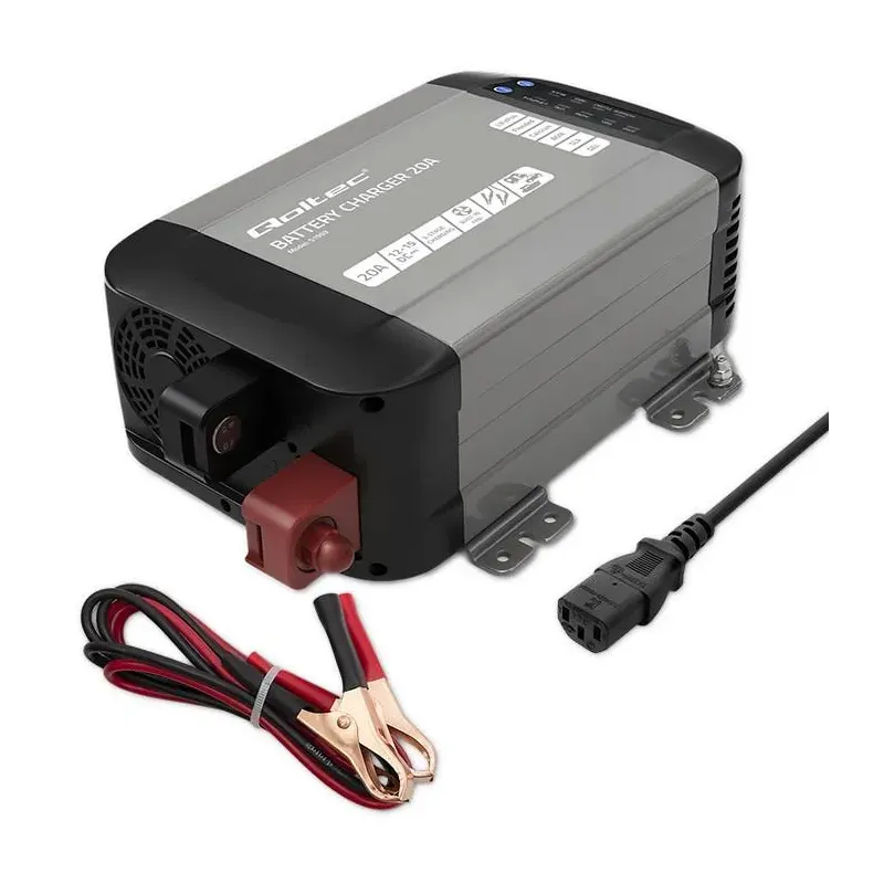 Ładowarka inteligentna Qoltec Monolith do akumulatorów | PartsPC.pl