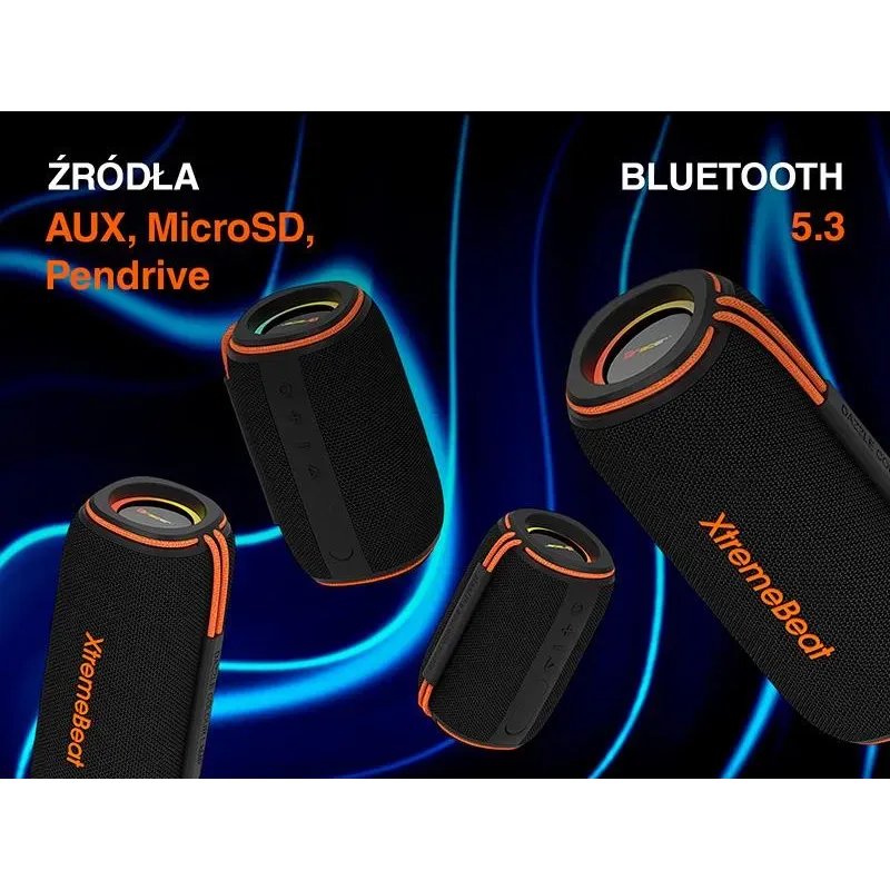 Głośniki Tracer XtremeBeat Mid Bluetooth | PartsPC.pl