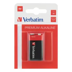 Bateria Verbatim 9V R9 6LR61 (1 szt blister) | PartsPC.pl