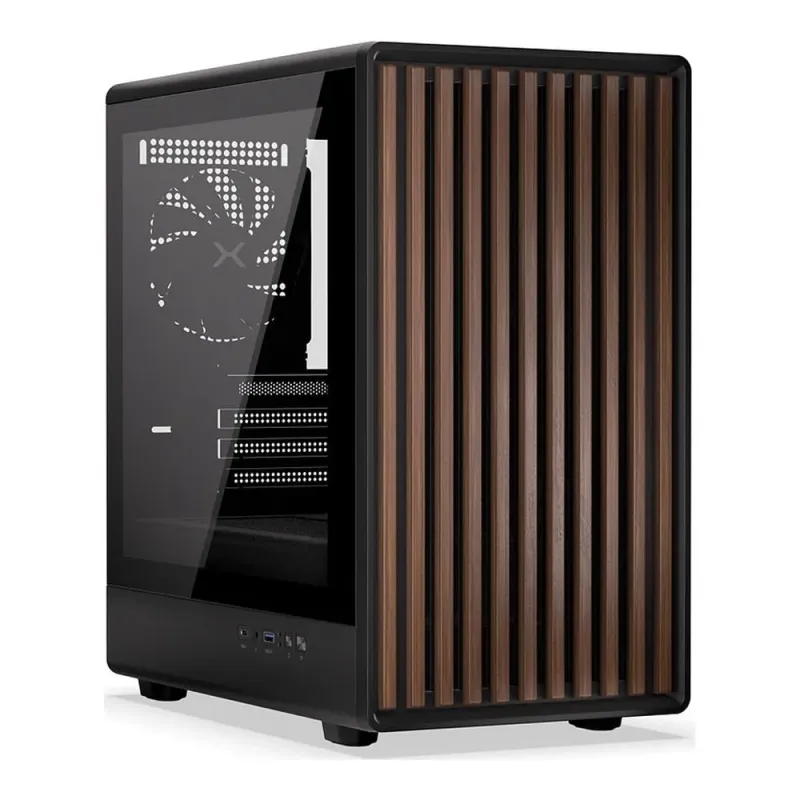 Obudowa KRUX Helio M-ATX, z oknem, bez zasilacza, czarna | PartsPC.pl