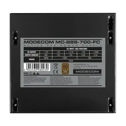 Zasilacz Modecom MC-B88-700FC ATX DC-DC 80+ Bronze 230V | PartsPC.pl