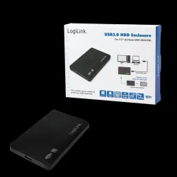 Obudowa na dysk LogiLink UA0256 2,5" SATA, USB3.0, 6.35 | PartsPC.pl
