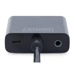Adapter audio-video DIGITUS HDMI typ A do VGA, FHD, | PartsPC.pl
