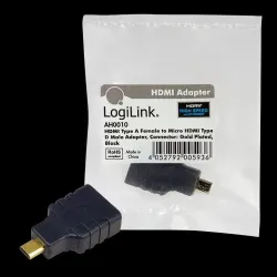 Adapter HDMI LogiLink AH0010 HDMI A micro HDMI D | PartsPC.pl