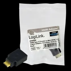 Adapter HDMI LogiLink AH0009 HDMI (F) mini HDMI (M) | PartsPC.pl
